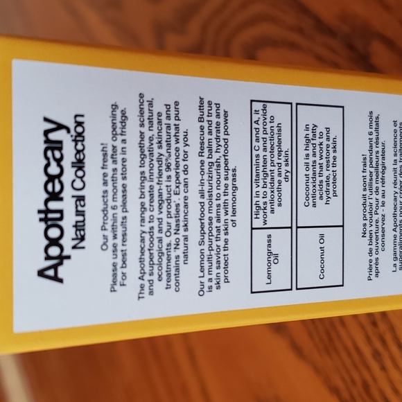 Dr. Botanicals Lm Lemon Superfood All in 1 Rescue Butter - Picture 3 of 7